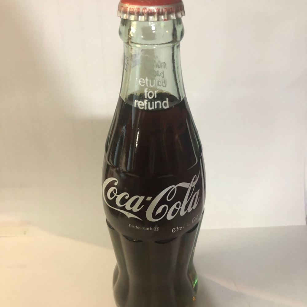 Vintage 80’s Coca Cola Bottle with Heart Stamp